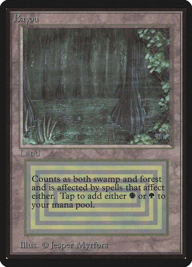 Bayou [Beta Edition] | Boutique FDB TCG