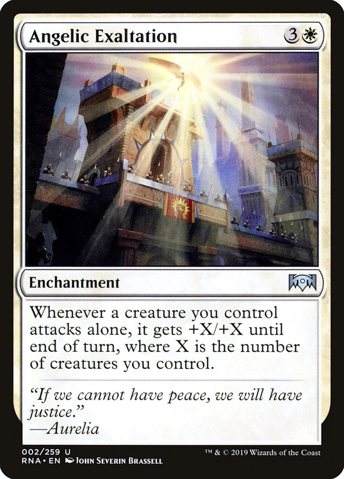 Angelic Exaltation [Ravnica Allegiance] | Boutique FDB TCG