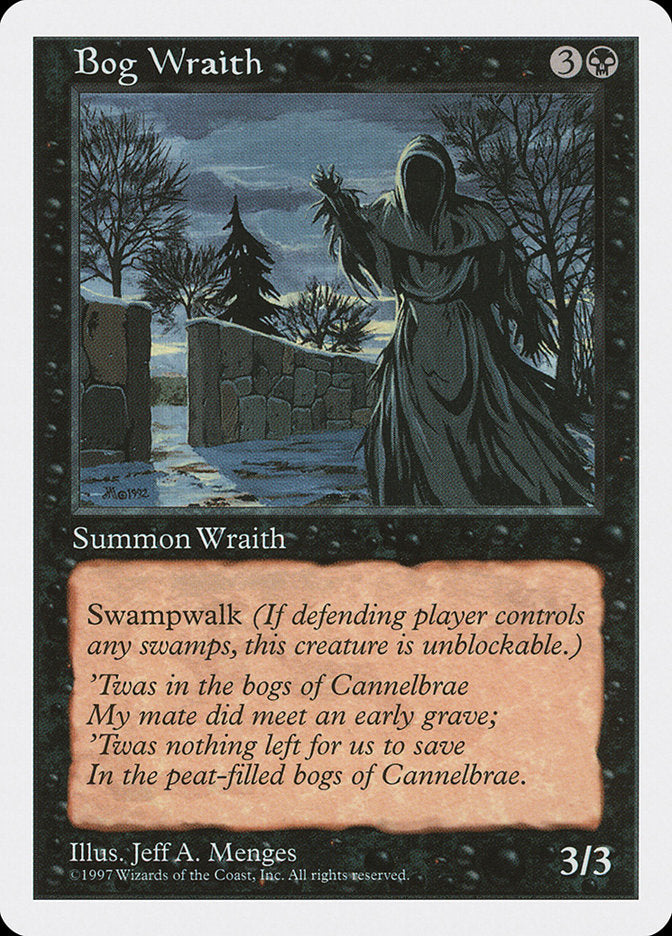 Bog Wraith [Fifth Edition] | Boutique FDB TCG