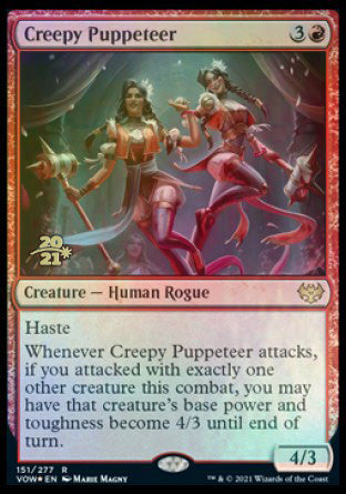 Creepy Puppeteer [Innistrad: Crimson Vow Prerelease Promos] | Boutique FDB TCG