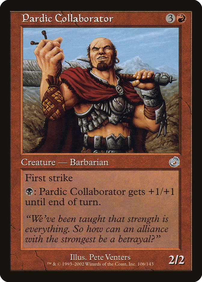 Pardic Collaborator [Torment] | Boutique FDB TCG