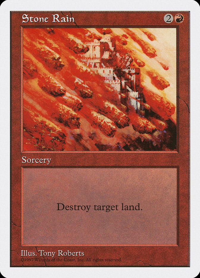 Stone Rain [Fifth Edition] | Boutique FDB TCG