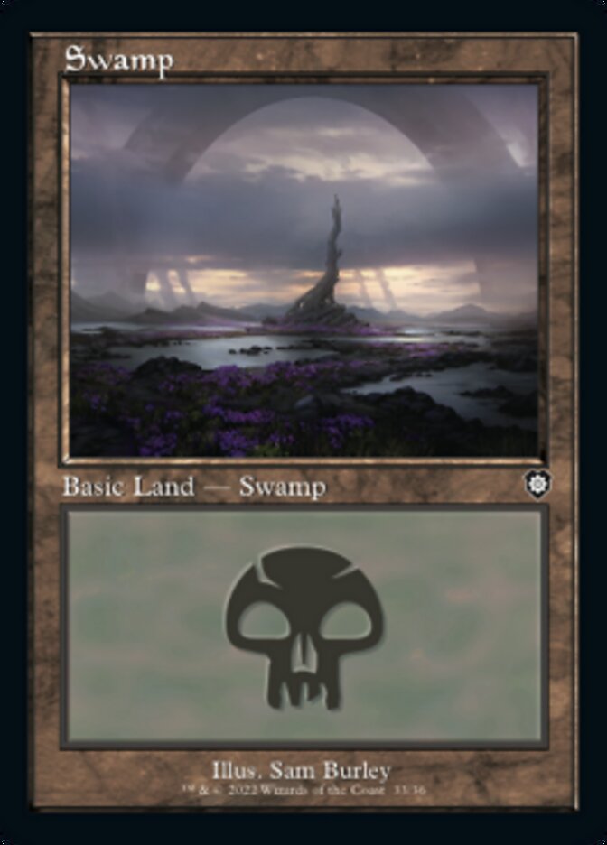 Swamp (033) (Retro) [The Brothers' War Commander] | Boutique FDB TCG