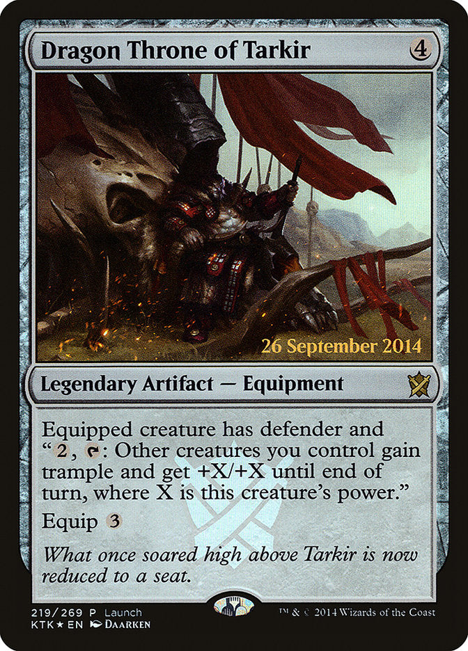 Dragon Throne of Tarkir (Launch) [Khans of Tarkir Prerelease Promos] | Boutique FDB TCG