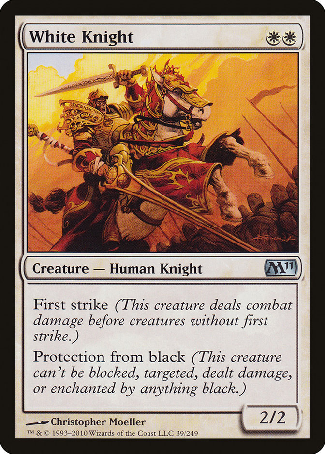 White Knight [Magic 2011] | Boutique FDB TCG