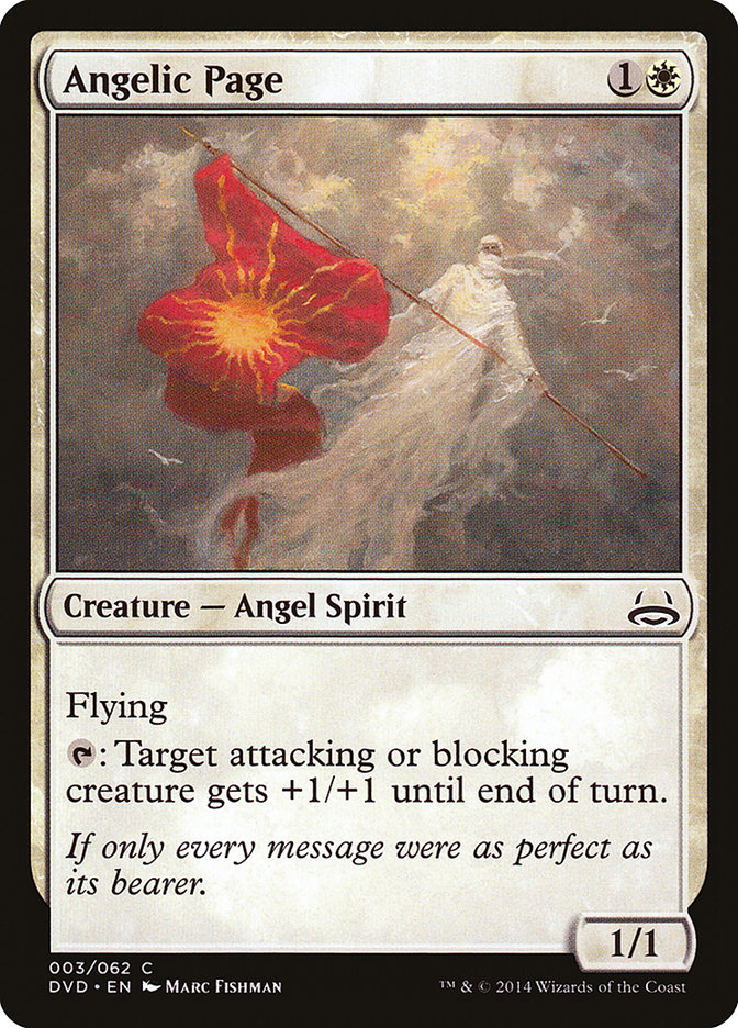 Angelic Page (Divine vs. Demonic) [Duel Decks Anthology] | Boutique FDB TCG