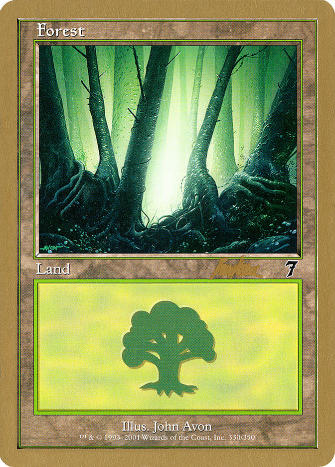 Forest (bk330) (Brian Kibler) [World Championship Decks 2002] | Boutique FDB TCG