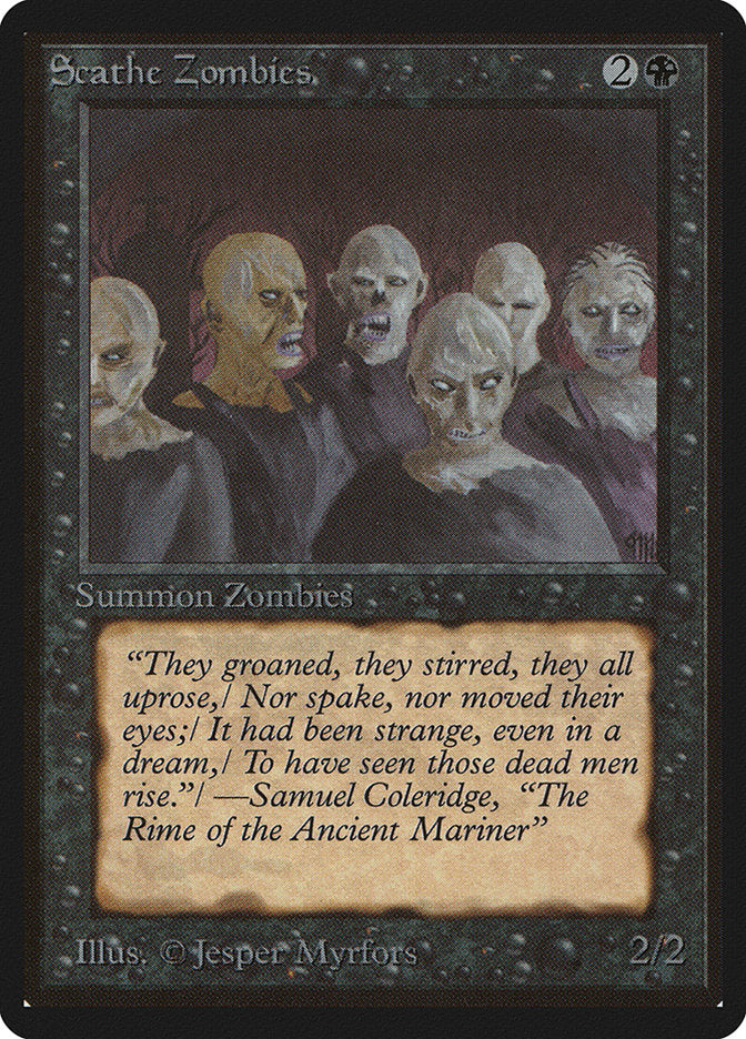 Scathe Zombies [Beta Edition] | Boutique FDB TCG