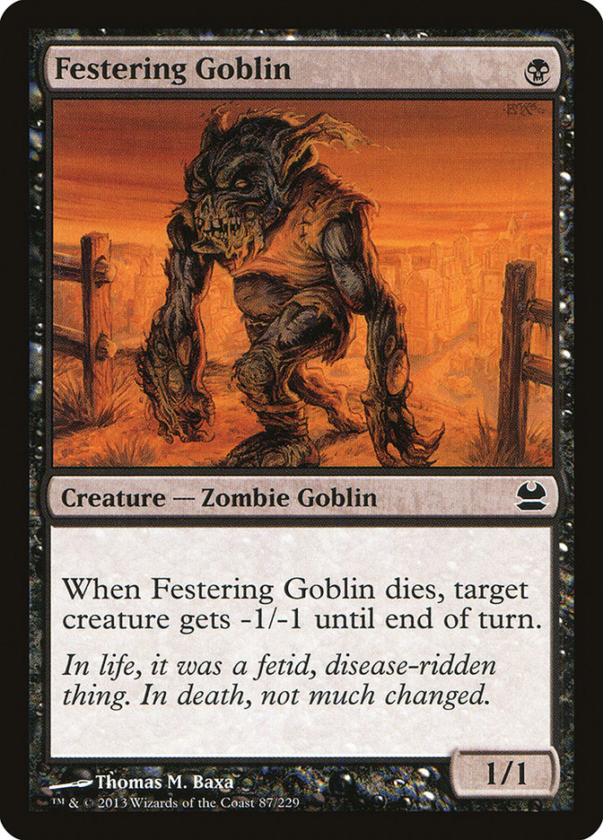 Festering Goblin [Modern Masters] | Boutique FDB TCG