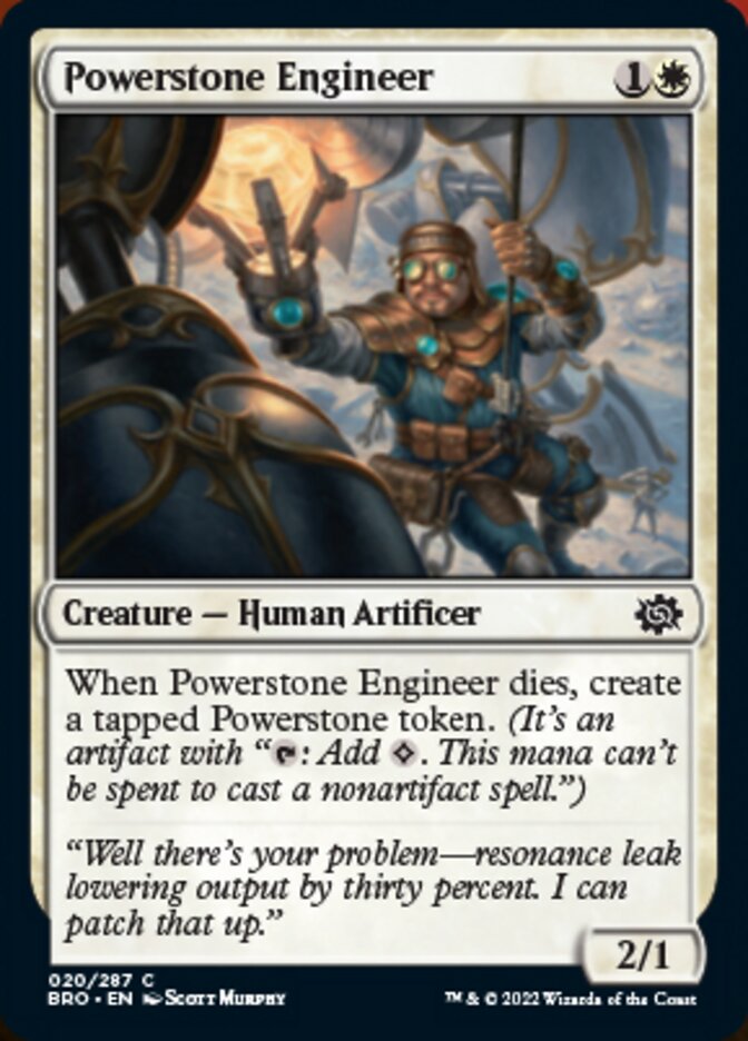 Powerstone Engineer [The Brothers' War] | Boutique FDB TCG