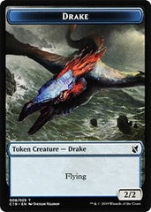 Drake // Human Double-Sided Token [Commander 2019 Tokens] | Boutique FDB TCG