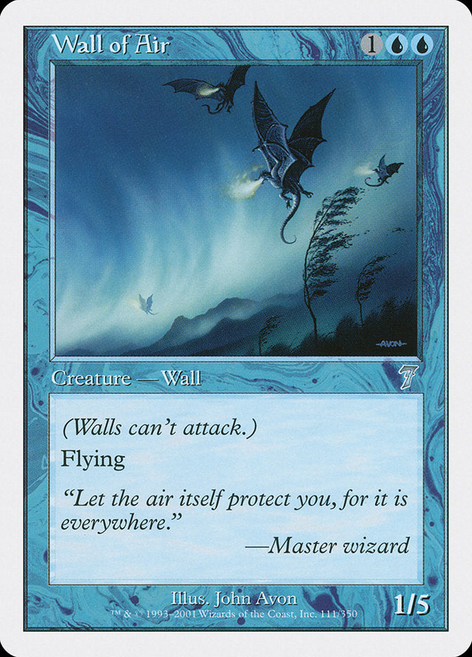 Wall of Air [Seventh Edition] | Boutique FDB TCG