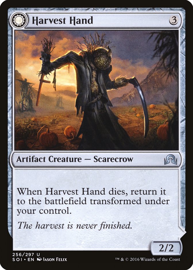 Harvest Hand // Scrounged Scythe [Shadows over Innistrad] | Boutique FDB TCG