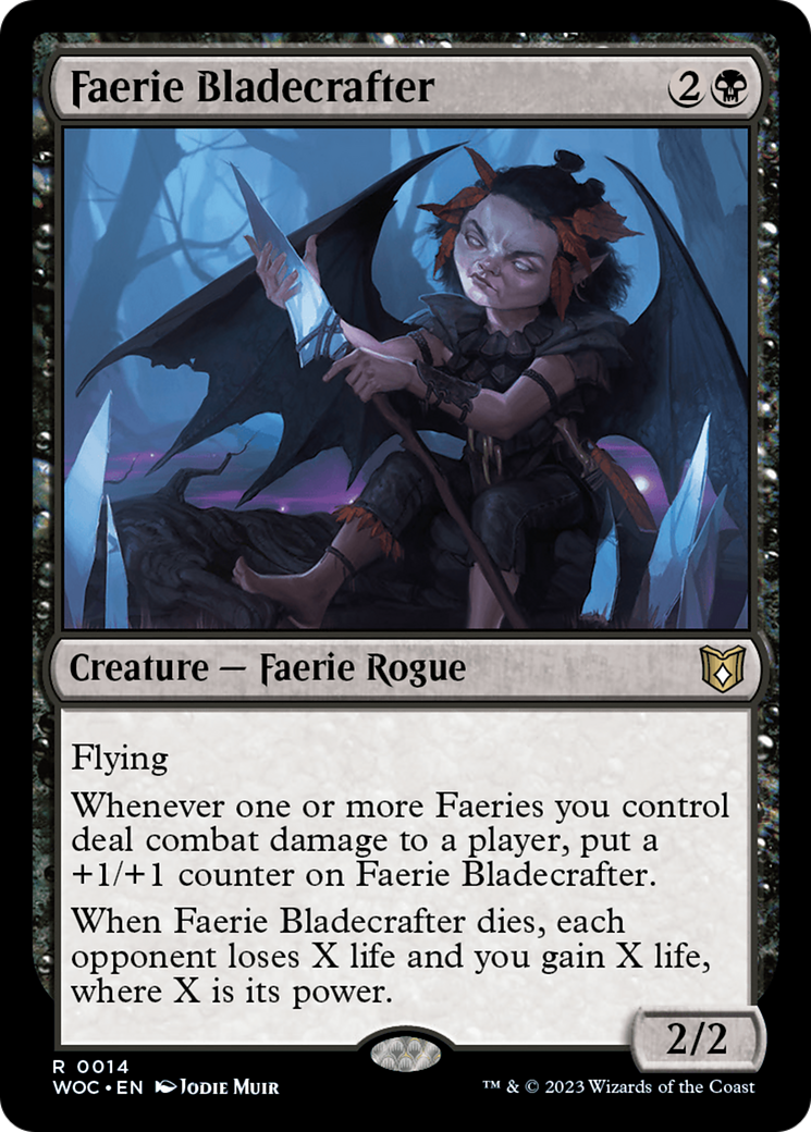 Faerie Bladecrafter [Wilds of Eldraine Commander] | Boutique FDB TCG