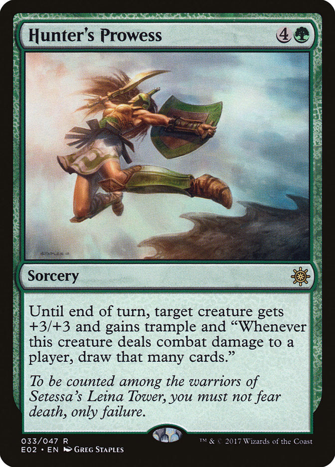 Hunter's Prowess [Explorers of Ixalan] | Boutique FDB TCG