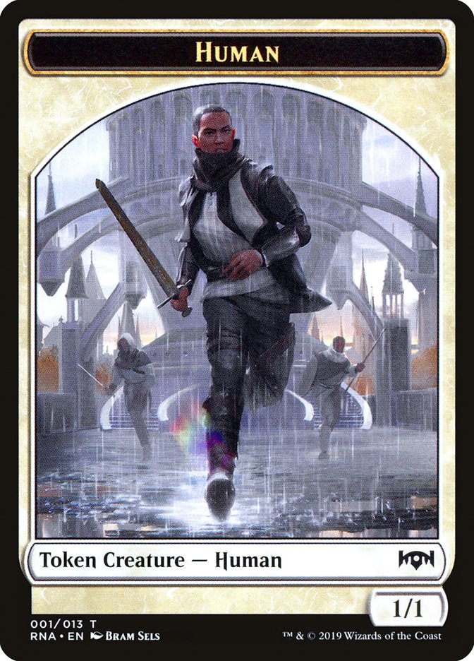 Human Token [Ravnica Allegiance Tokens] | Boutique FDB TCG