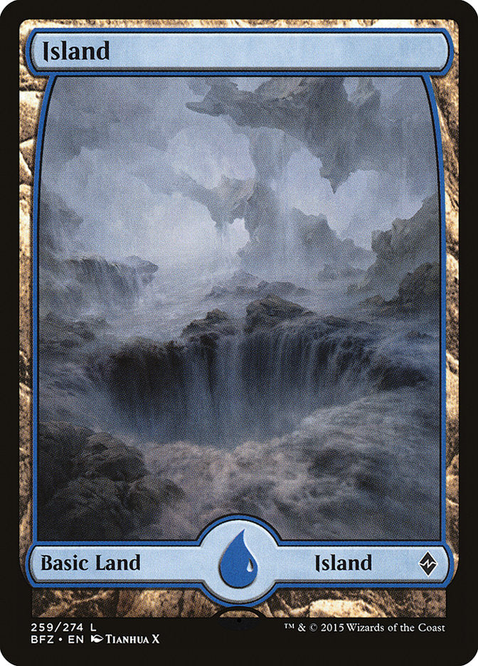 Island (259) [Battle for Zendikar] | Boutique FDB TCG