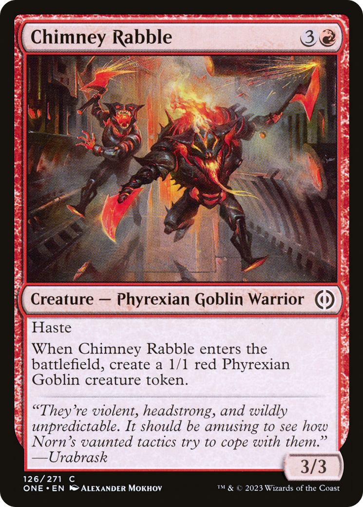 Chimney Rabble [Phyrexia: All Will Be One] | Boutique FDB TCG