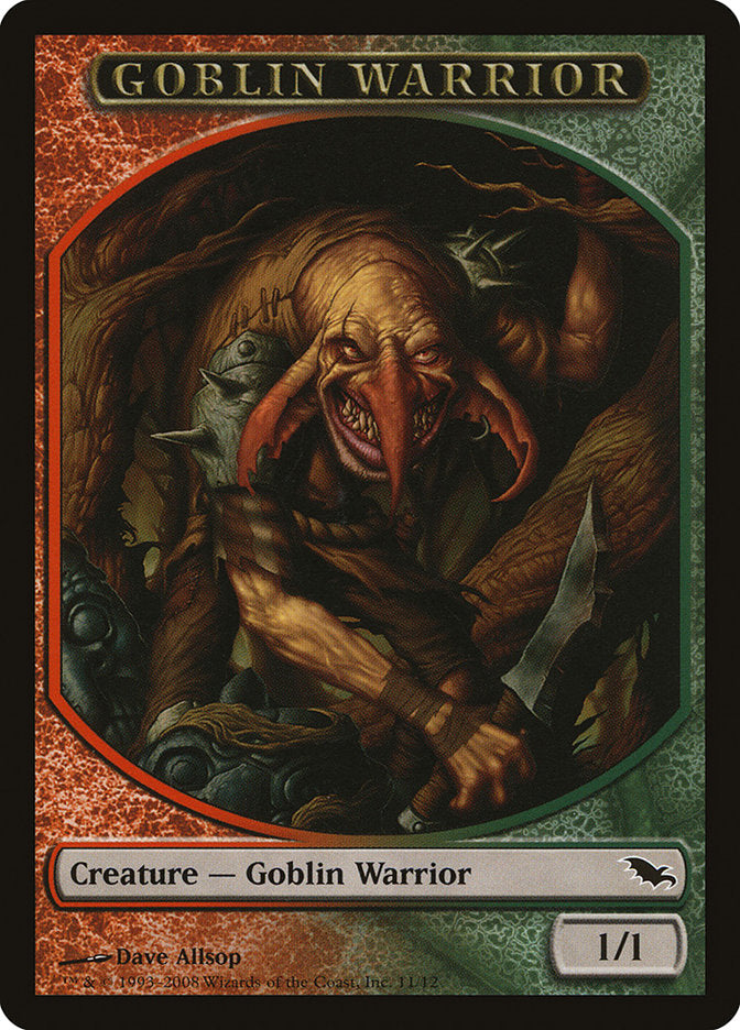 Goblin Warrior Token [Shadowmoor Tokens] | Boutique FDB TCG
