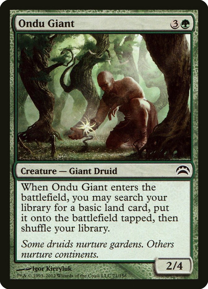 Ondu Giant [Planechase 2012] | Boutique FDB TCG