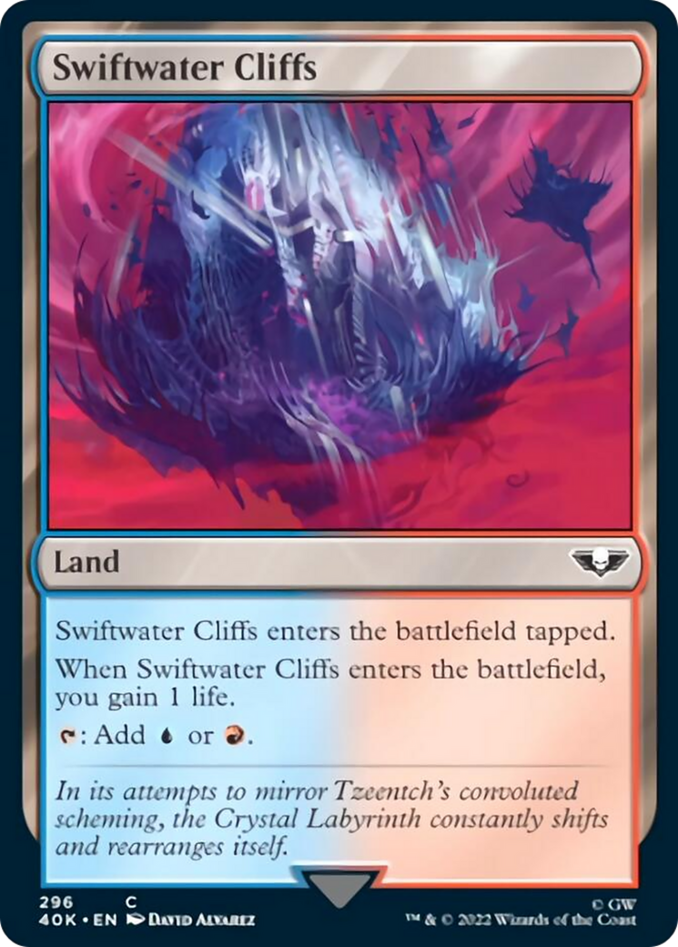 Swiftwater Cliffs (Surge Foil) [Warhammer 40,000] | Boutique FDB TCG