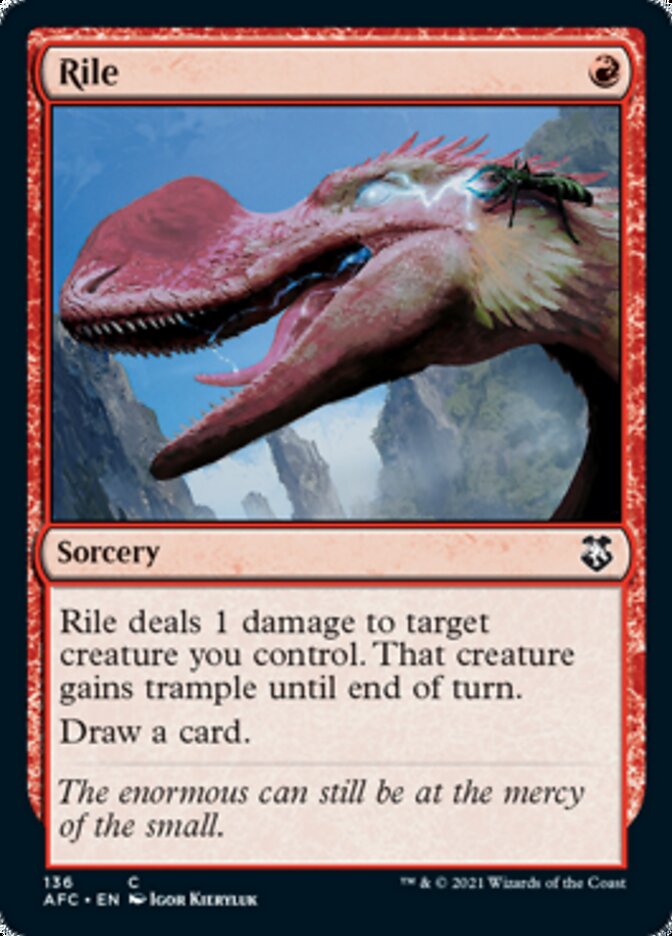 Rile [Dungeons & Dragons: Adventures in the Forgotten Realms Commander] | Boutique FDB TCG