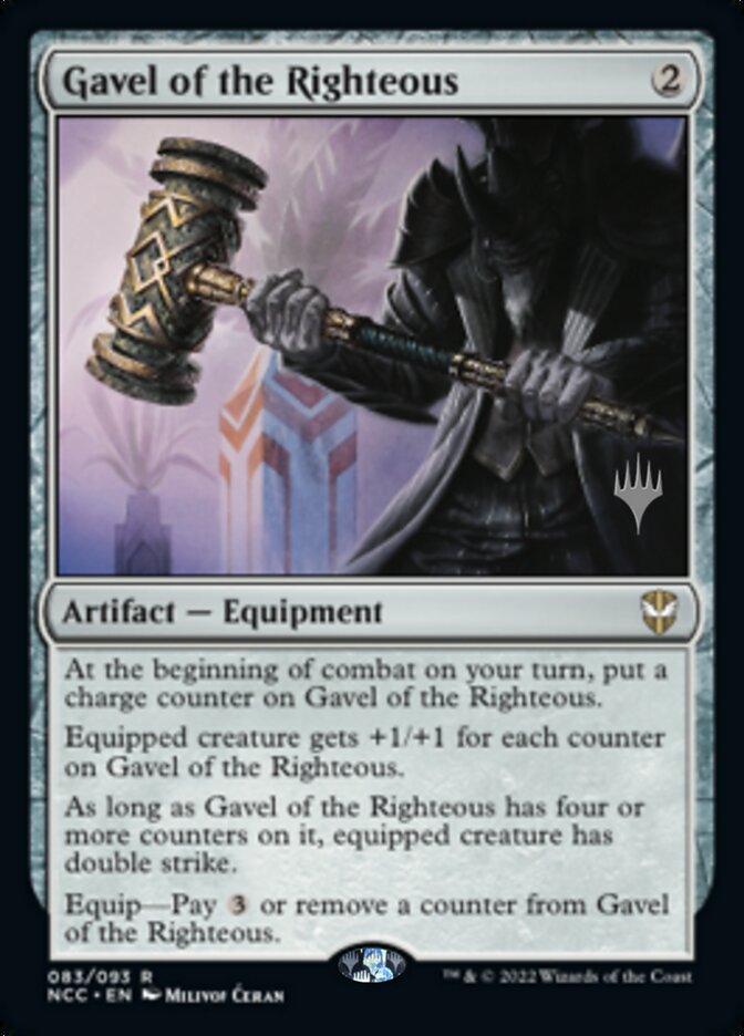 Gavel of the Righteous (Promo Pack) [Streets of New Capenna Commander Promos] | Boutique FDB TCG