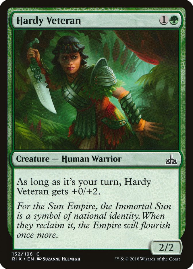 Hardy Veteran [Rivals of Ixalan] | Boutique FDB TCG