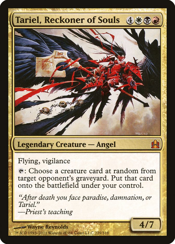 Tariel, Reckoner of Souls [Commander 2011] | Boutique FDB TCG