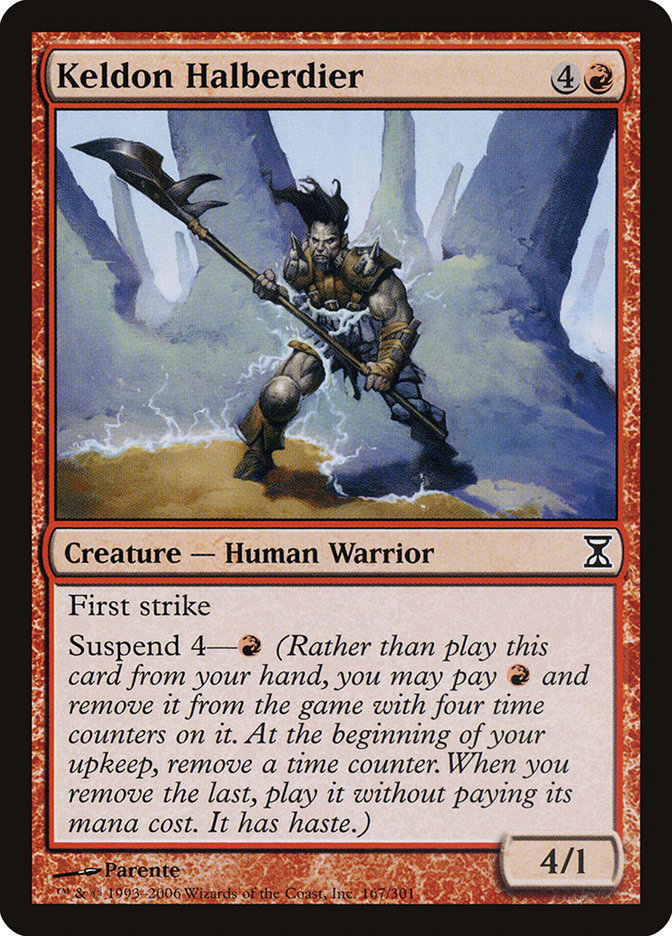 Keldon Halberdier [Time Spiral] | Boutique FDB TCG