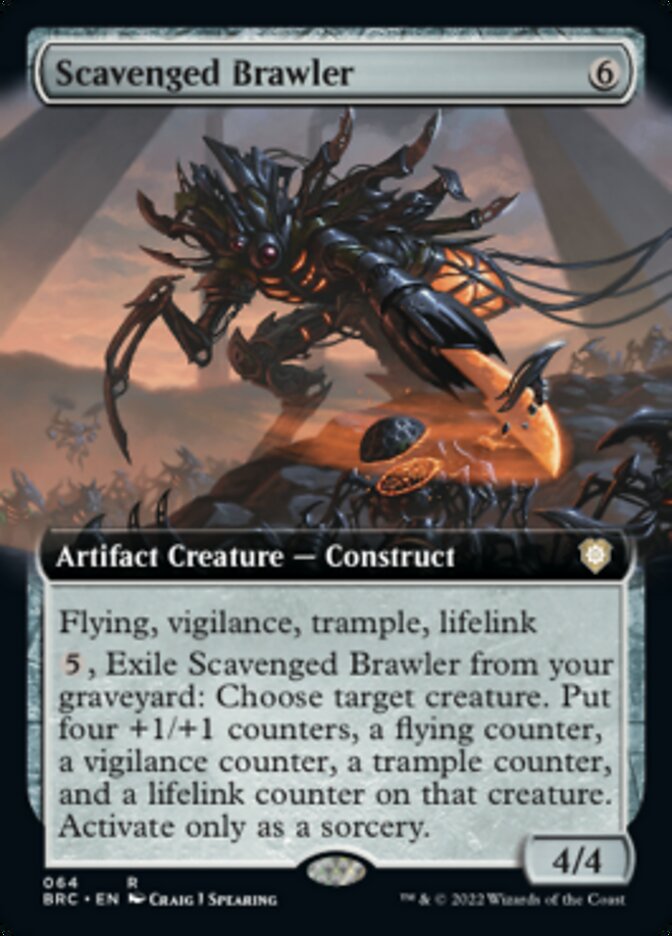 Scavenged Brawler (Extended Art) [The Brothers' War Commander] | Boutique FDB TCG