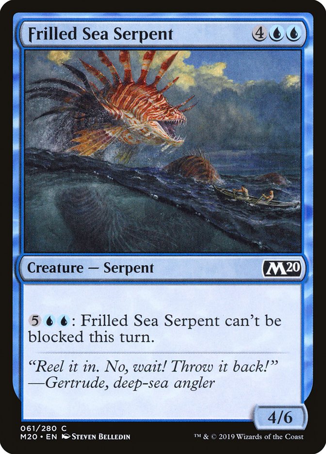 Frilled Sea Serpent [Core Set 2020] | Boutique FDB TCG