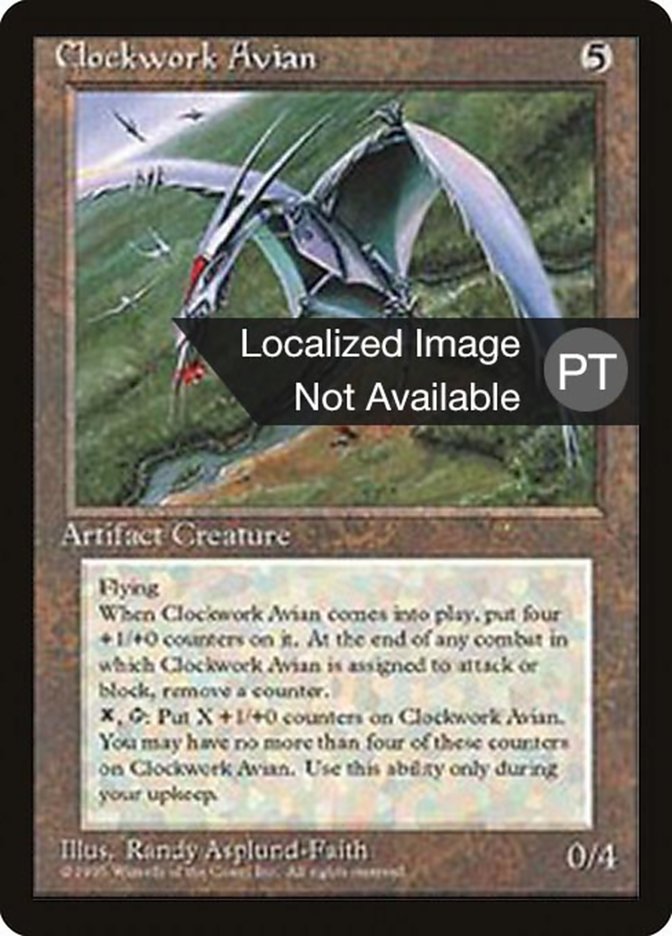 Clockwork Avian [Fourth Edition (Foreign Black Border)] | Boutique FDB TCG