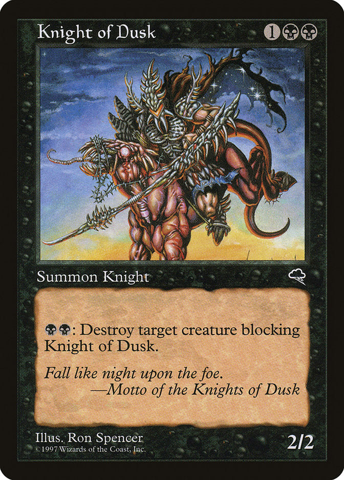 Knight of Dusk [Tempest] | Boutique FDB TCG