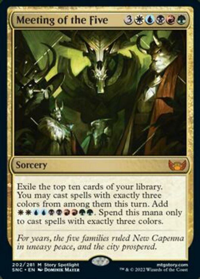 Meeting of the Five [Streets of New Capenna] | Boutique FDB TCG