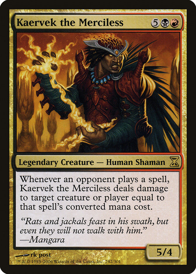 Kaervek the Merciless [Time Spiral] | Boutique FDB TCG