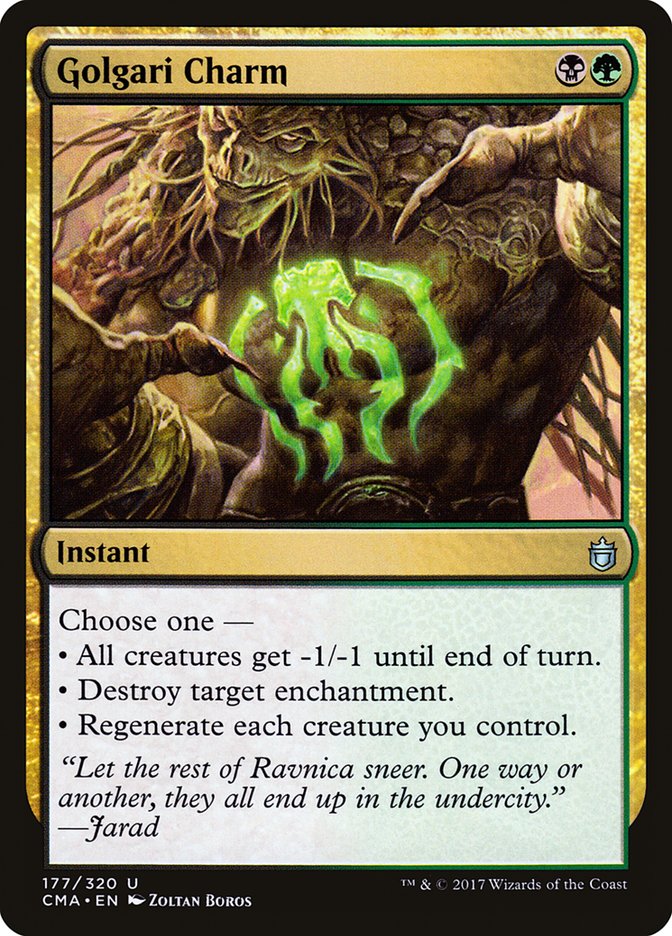 Golgari Charm [Commander Anthology] | Boutique FDB TCG