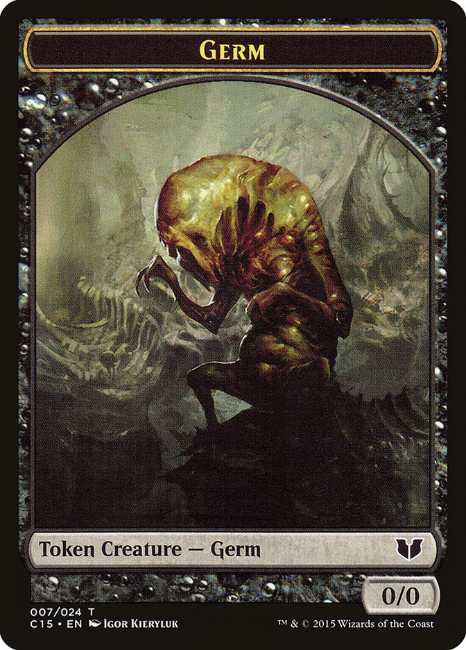 Germ // Zombie Double-Sided Token [Commander 2015 Tokens] | Boutique FDB TCG