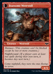 Fearful Villager // Fearsome Werewolf [Innistrad: Crimson Vow] | Boutique FDB TCG