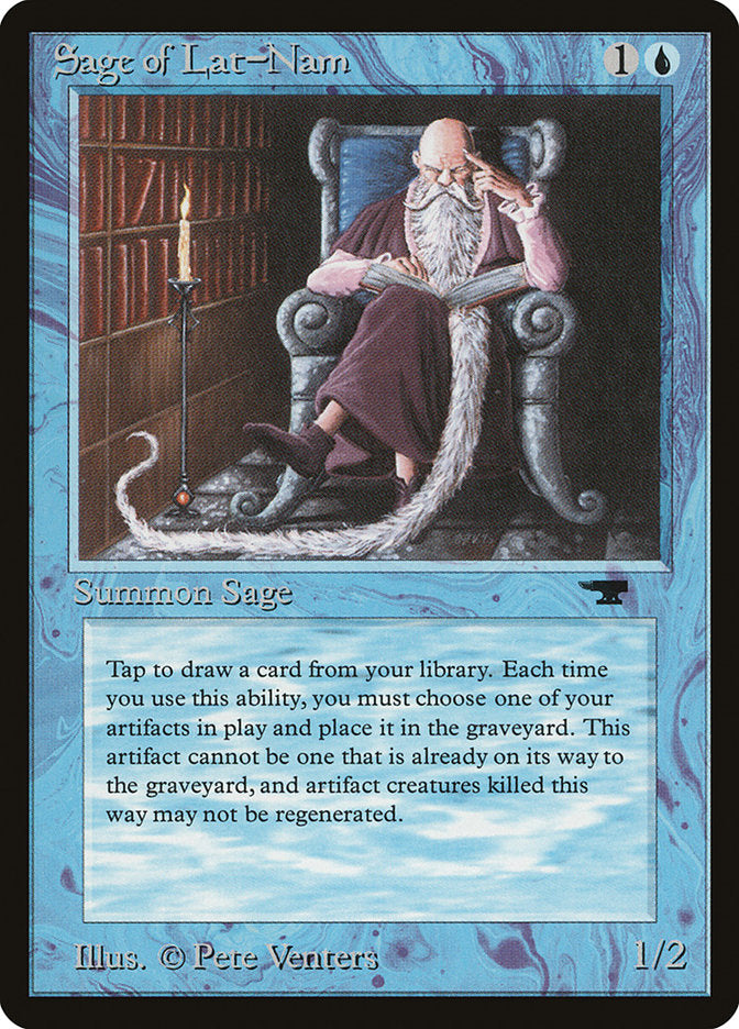 Sage of Lat-Nam [Antiquities] | Boutique FDB TCG