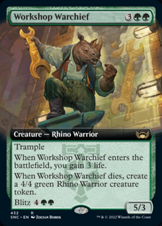 Workshop Warchief (Extended Art) [Streets of New Capenna] | Boutique FDB TCG