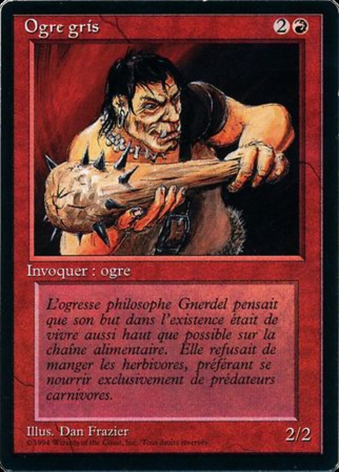 Gray Ogre [Foreign Black Border] | Boutique FDB TCG