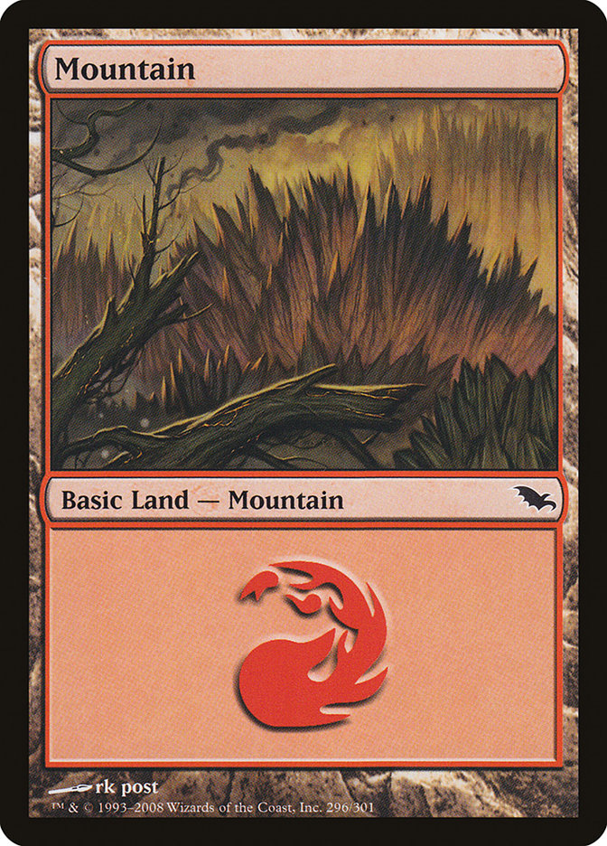 Mountain (296) [Shadowmoor] | Boutique FDB TCG