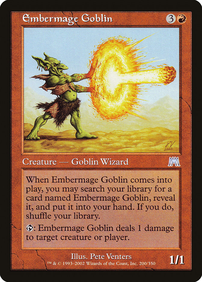 Embermage Goblin [Onslaught] | Boutique FDB TCG
