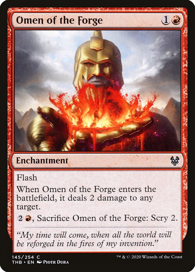 Omen of the Forge [Theros Beyond Death] | Boutique FDB TCG