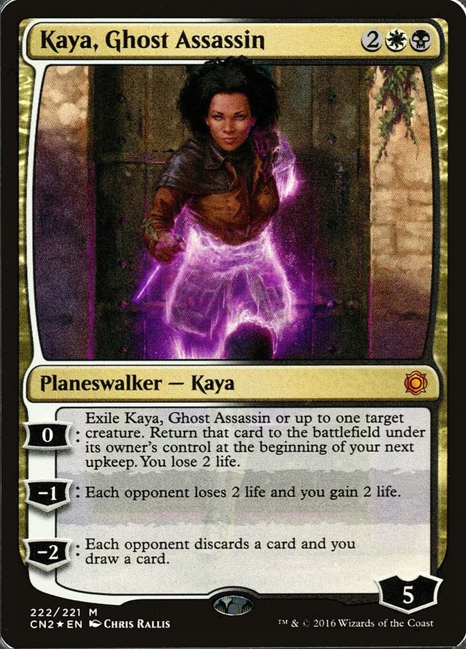 Kaya, Ghost Assassin (222/221) [Conspiracy: Take the Crown] | Boutique FDB TCG
