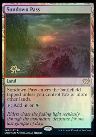 Sundown Pass [Innistrad: Crimson Vow Prerelease Promos] | Boutique FDB TCG