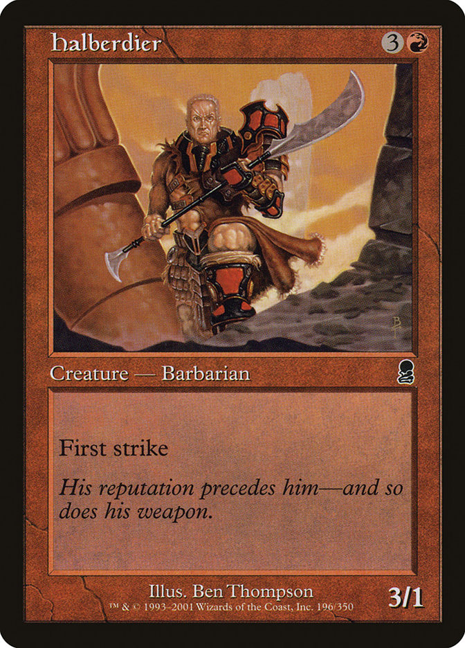 Halberdier [Odyssey] | Boutique FDB TCG