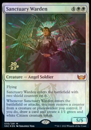 Sanctuary Warden [Streets of New Capenna Prerelease Promos] | Boutique FDB TCG