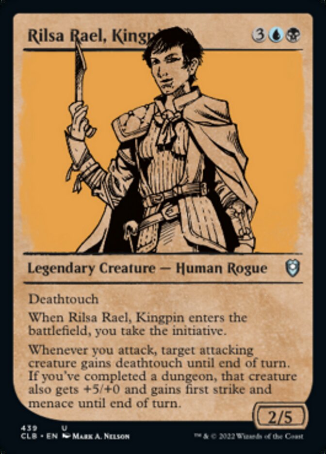 Rilsa Rael, Kingpin (Showcase) [Commander Legends: Battle for Baldur's Gate] | Boutique FDB TCG